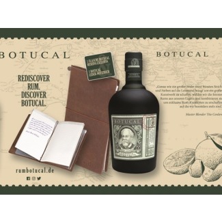 Rum Botucal - Reserva Exclusiva - im Set mit Leder-Notizbuch