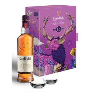 Glenfiddich - 15 years old - Geschenkset  (SONDERPREIS)