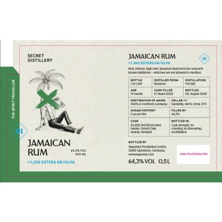 The Spirit Traveller Rum "Jamaica" by Wagemut