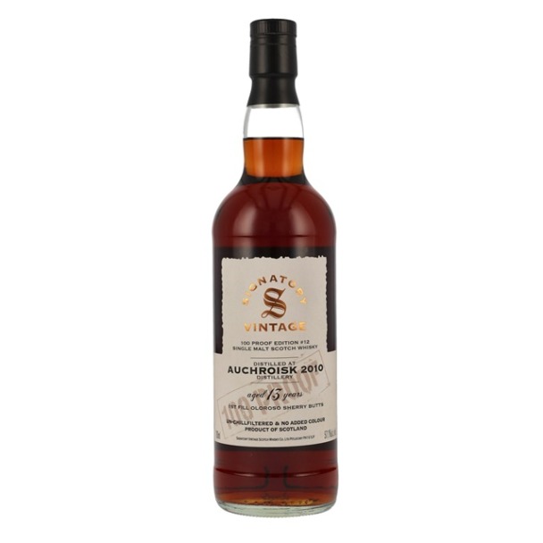 2010er Auchroisk "100 Proof Edition #12" - 1st Fill Oloroso Sherry Butts - 13 years old 