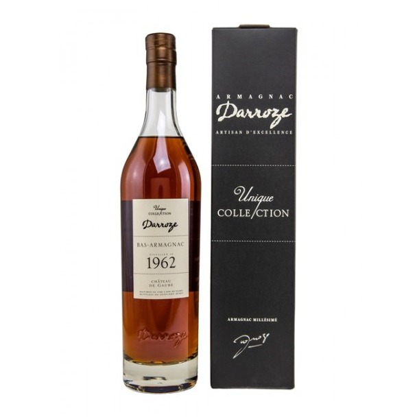 1962er Armagnac Francis Darroze - Chateau de Gaube - 61 Jahre alt  