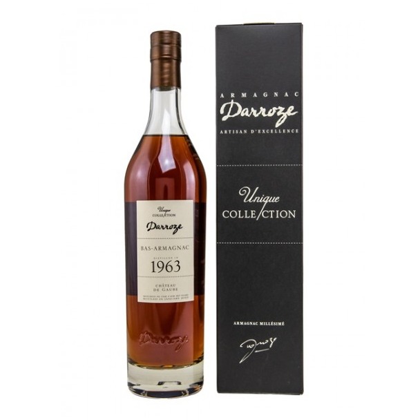 1963er Armagnac Francis Darroze - Chateau de Gaube - 60 Jahre alt