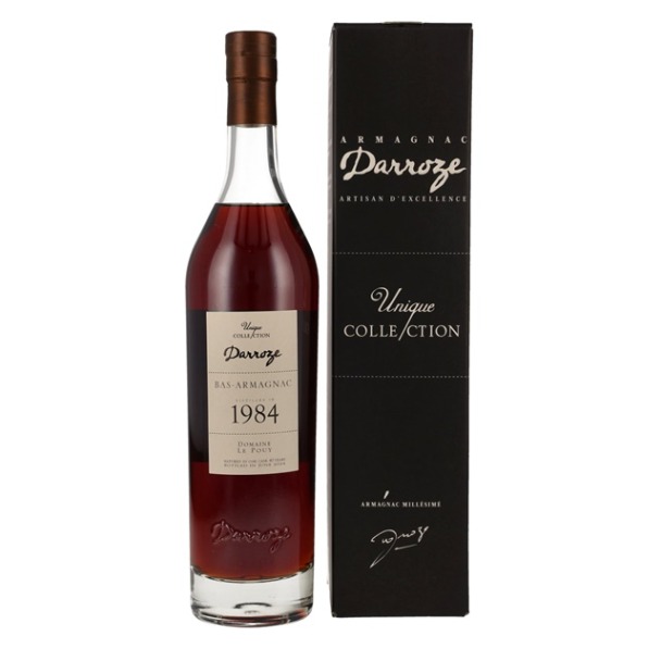 1984er Armagnac Francis Darroze - Domaine Le Pouy -  40 Jahre alt 