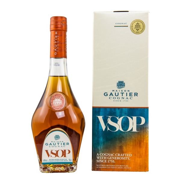 Cognac Gautier VSOP  (0,5 Liter) 
