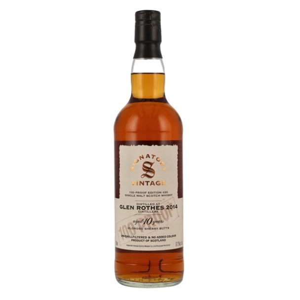 2014er Glen Rothes "100 Proof Edition #20" - Oloroso Sherry Butts - 10 years old  (SONDERPREIS)