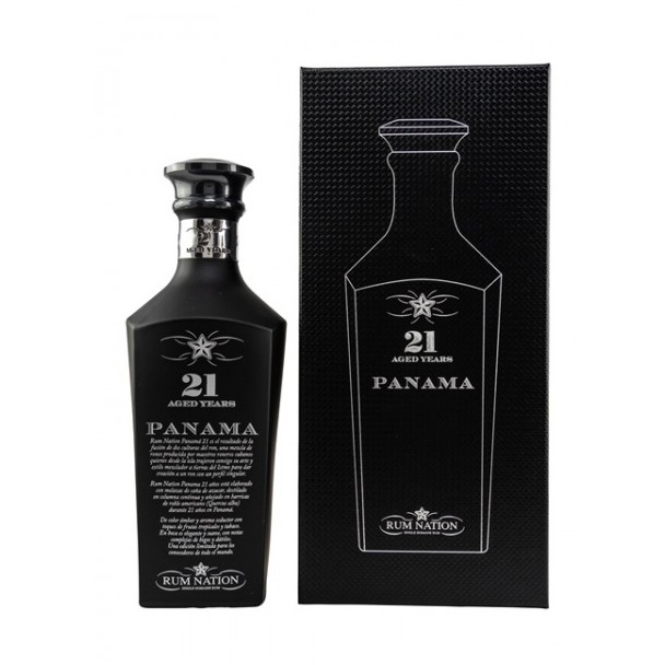 Rum Nation Panama - Black Decanter - 21 years old