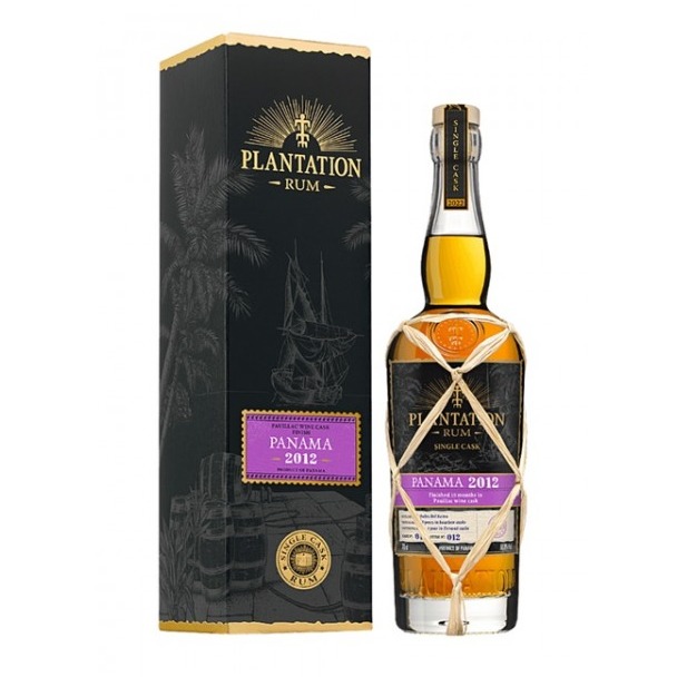 2012er Plantation Panama Rum - Pauillac Wine Cask Finish - 9 years old