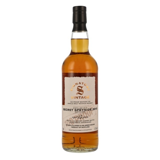 2010er Secret Speyside "100 Proof Edition #16" - 1st Fill Oloroso Sherry Butts - 13 years old 